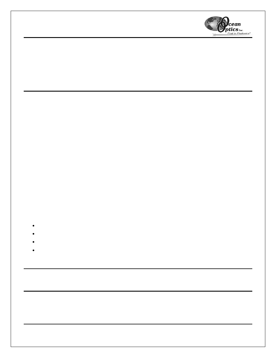 Preparing for experiments, Sample experiments, 5 sample experiments | Ocean Optics USB2000 User Manual | Page 23 / 43