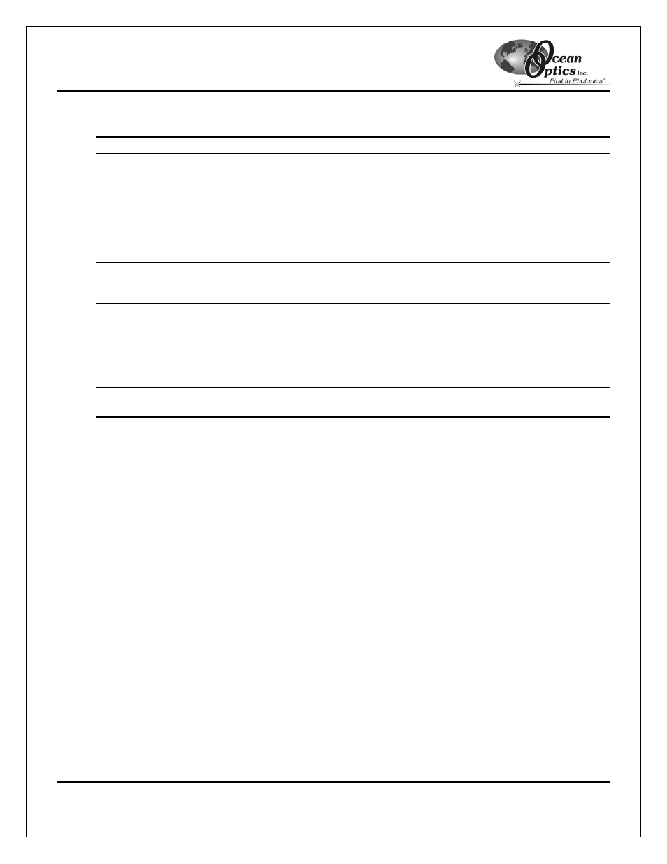 Ocean Optics USB2000 User Manual | Page 26 / 43