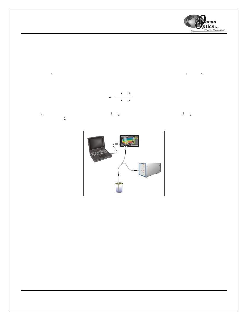 Transmission experiments | Ocean Optics USB2000 User Manual | Page 27 / 43