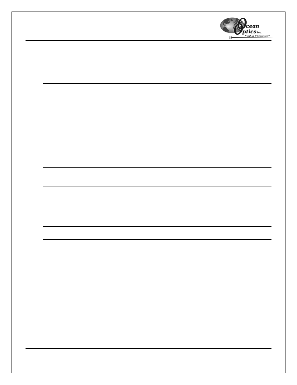 Ocean Optics USB2000 User Manual | Page 32 / 43