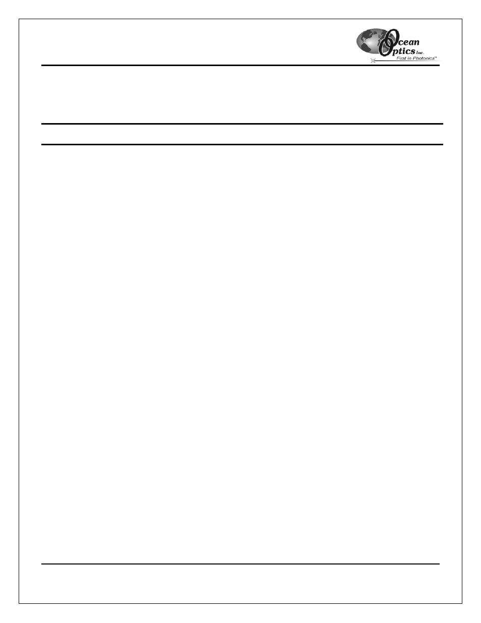Ocean Optics USB2000 User Manual | Page 40 / 43