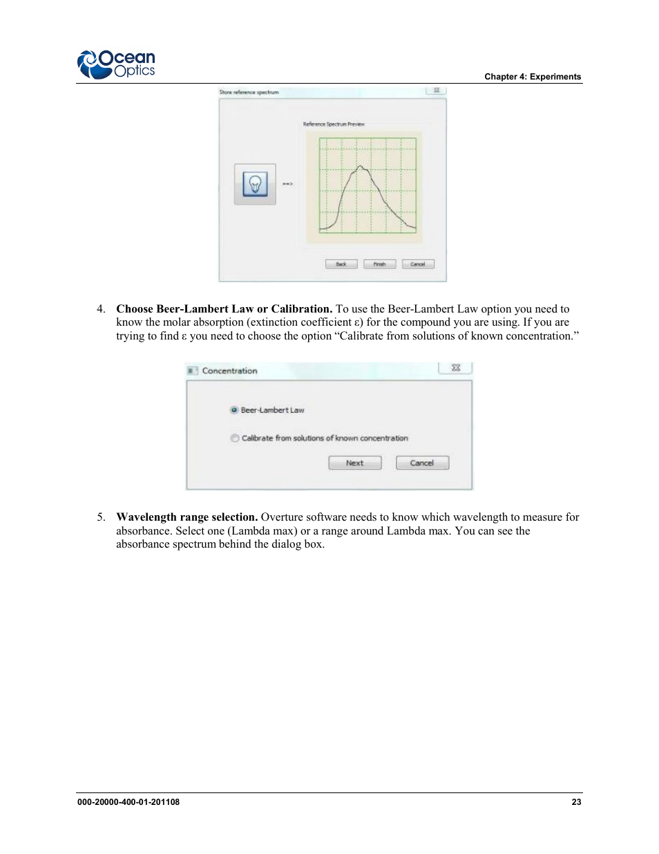 Ocean Optics Overture User Manual | Page 31 / 56