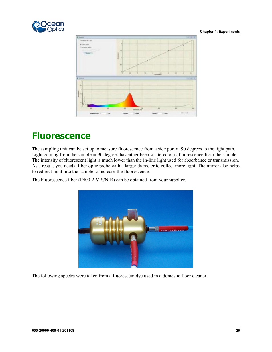 Fluorescence | Ocean Optics Overture User Manual | Page 33 / 56