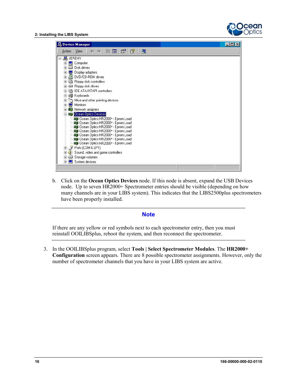 Ocean Optics LIBS2500plus User Manual | Page 26 / 64