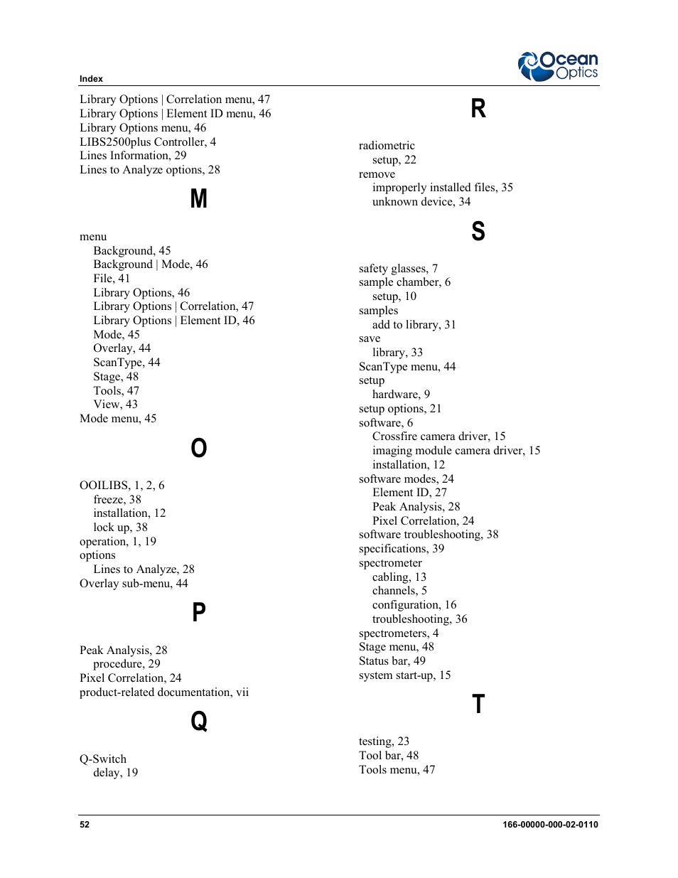 Ocean Optics LIBS2500plus User Manual | Page 62 / 64