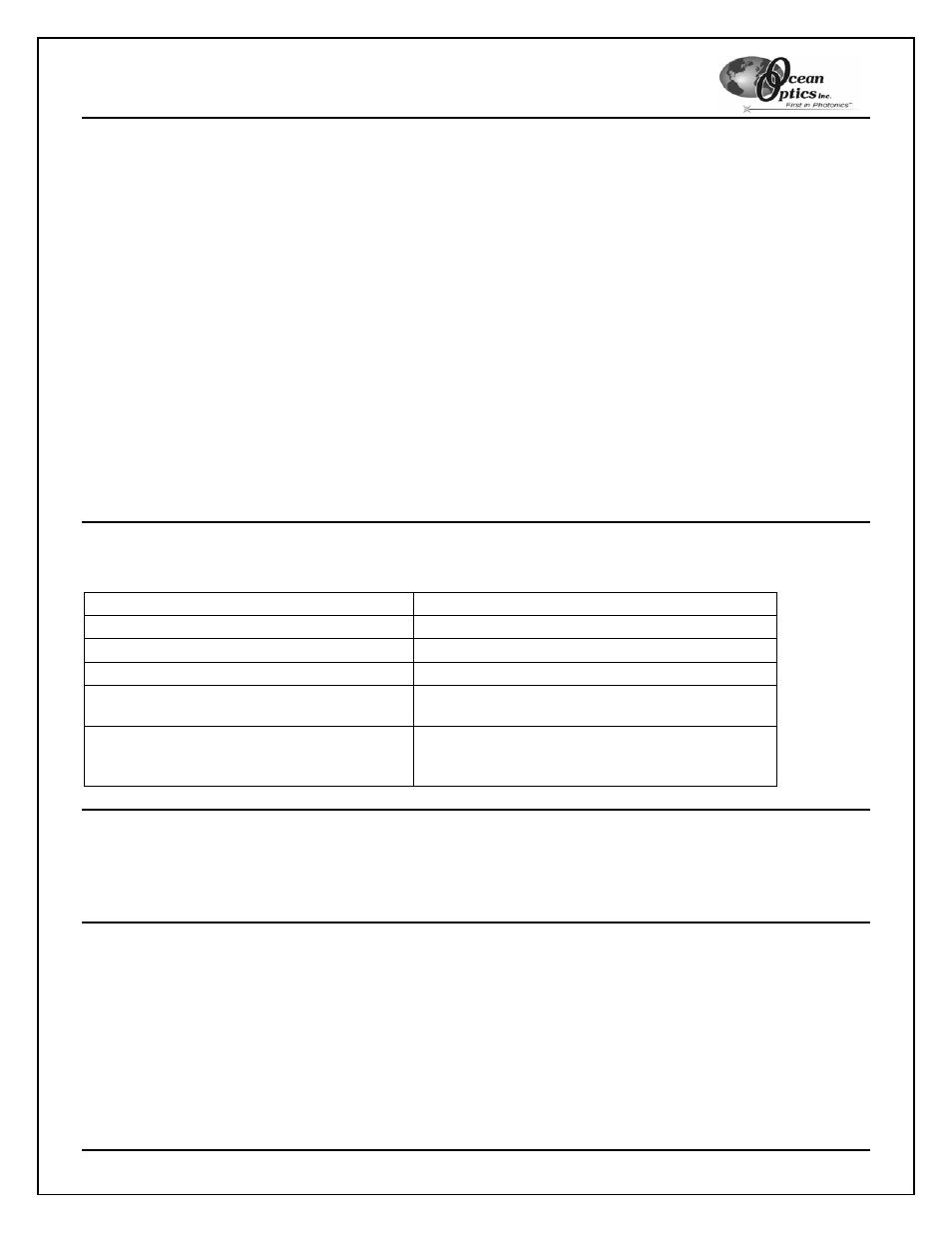 Adjusting the set-point temperature, Specifications, Tr-2 specifications | Pinouts | Ocean Optics TR-2 Thermoelectric Temperature Regulator User Manual | Page 3 / 4