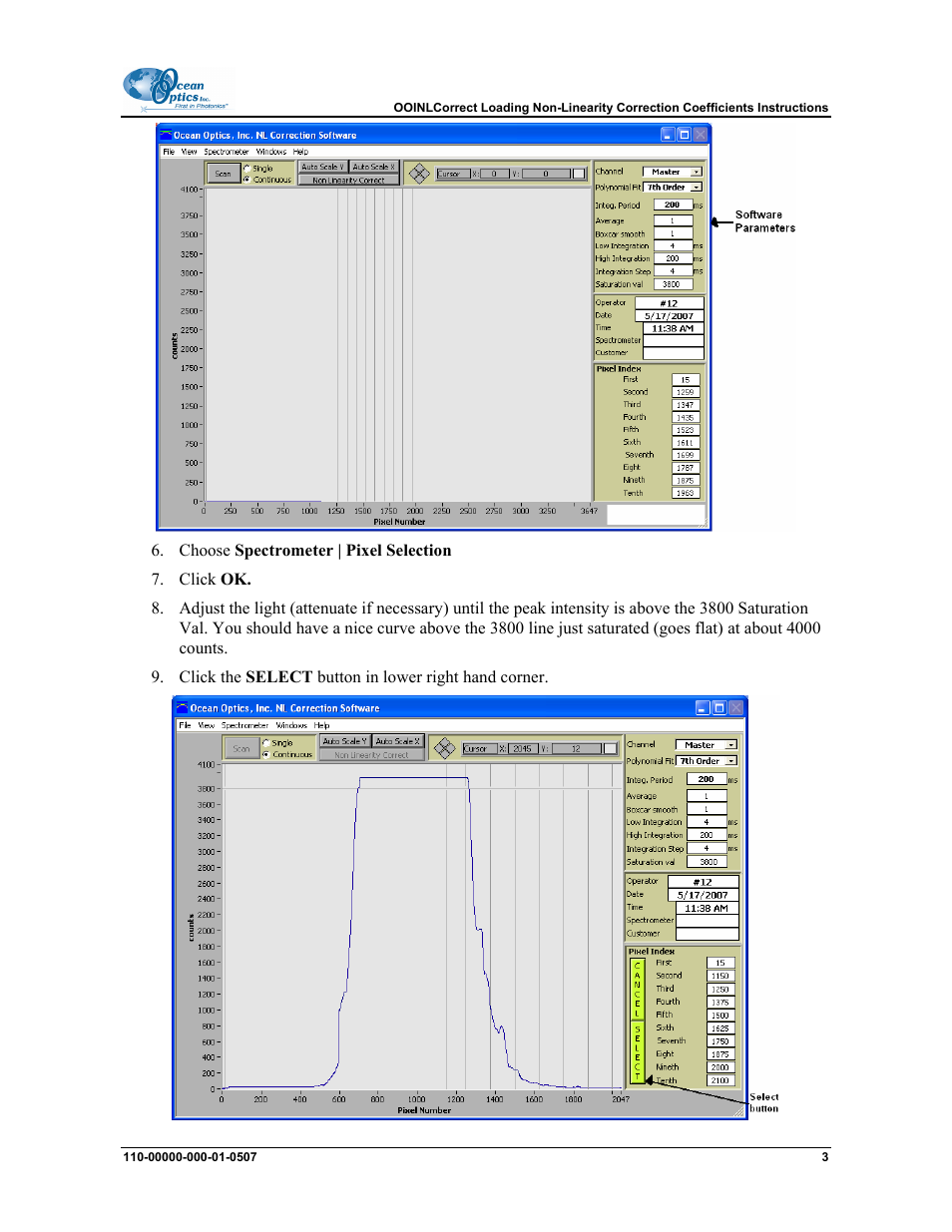 Ocean Optics OOINLCorrect User Manual | Page 3 / 6