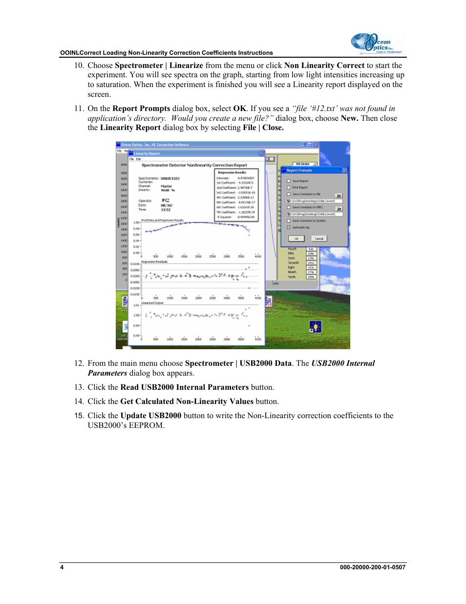 Ocean Optics OOINLCorrect User Manual | Page 4 / 6