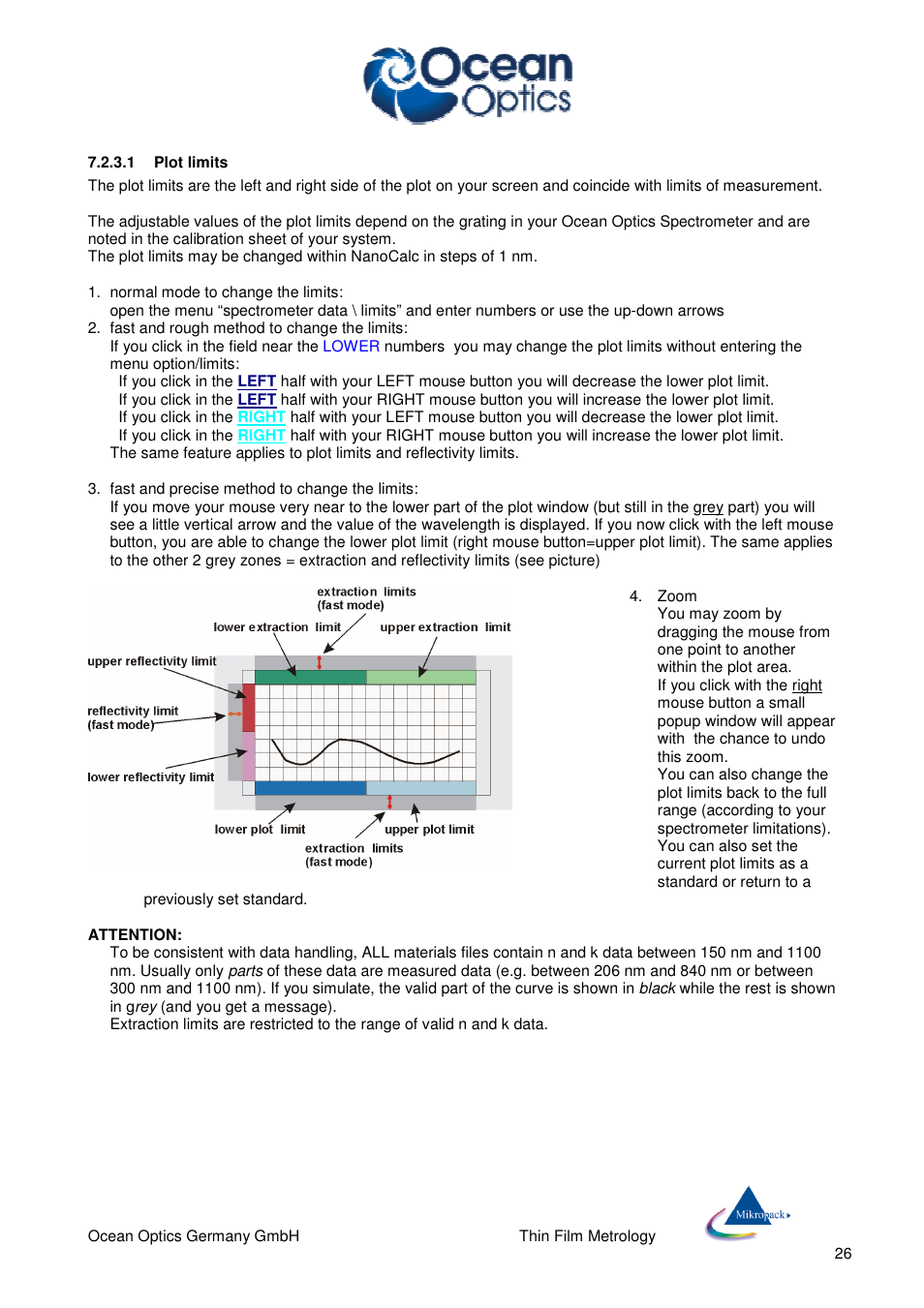 Ocean Optics NanoCalc User Manual | Page 27 / 81