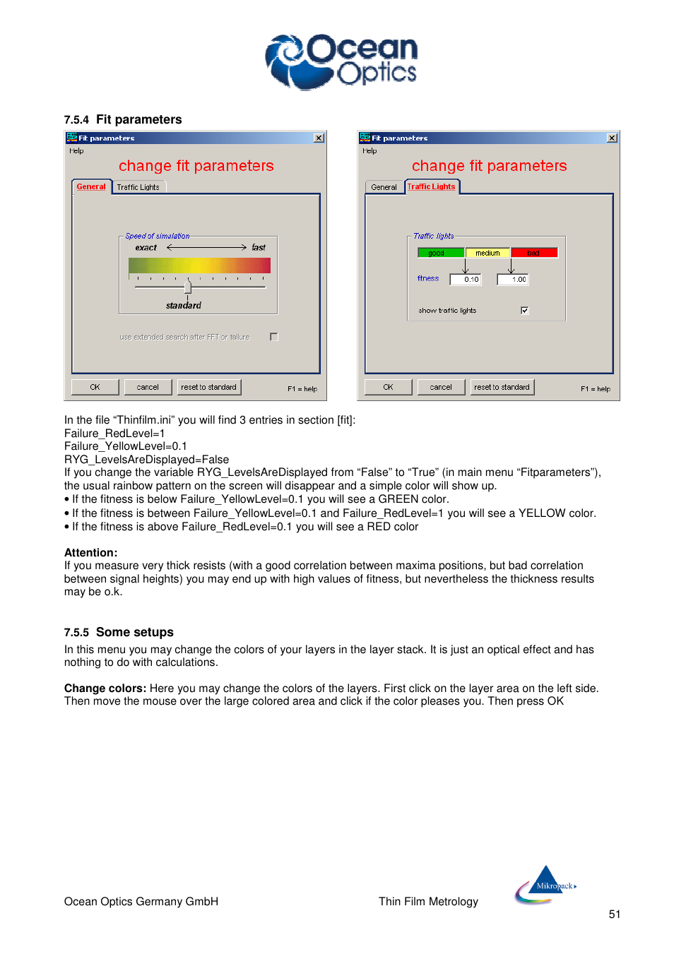 Ocean Optics NanoCalc User Manual | Page 52 / 81