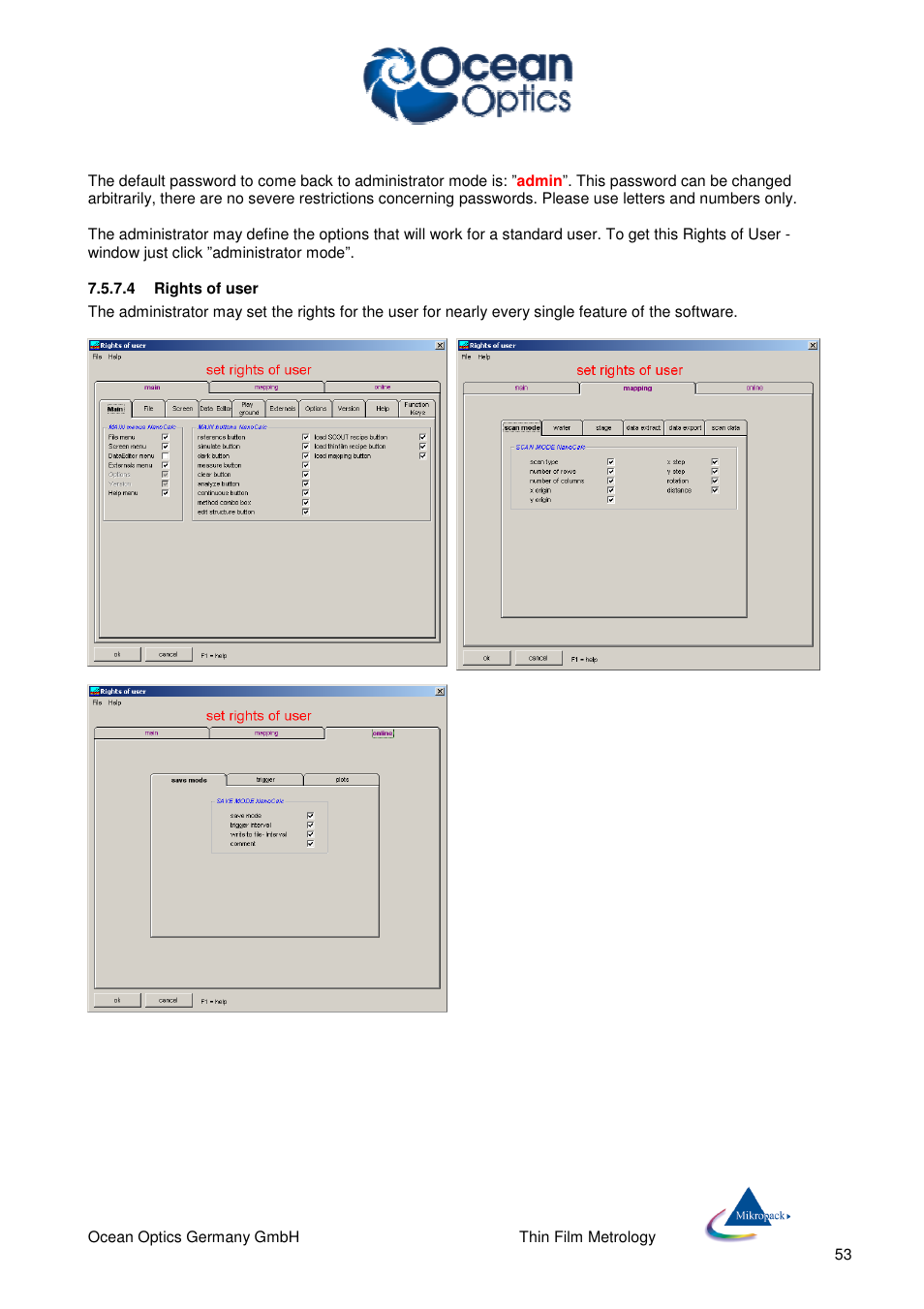 Ocean Optics NanoCalc User Manual | Page 54 / 81