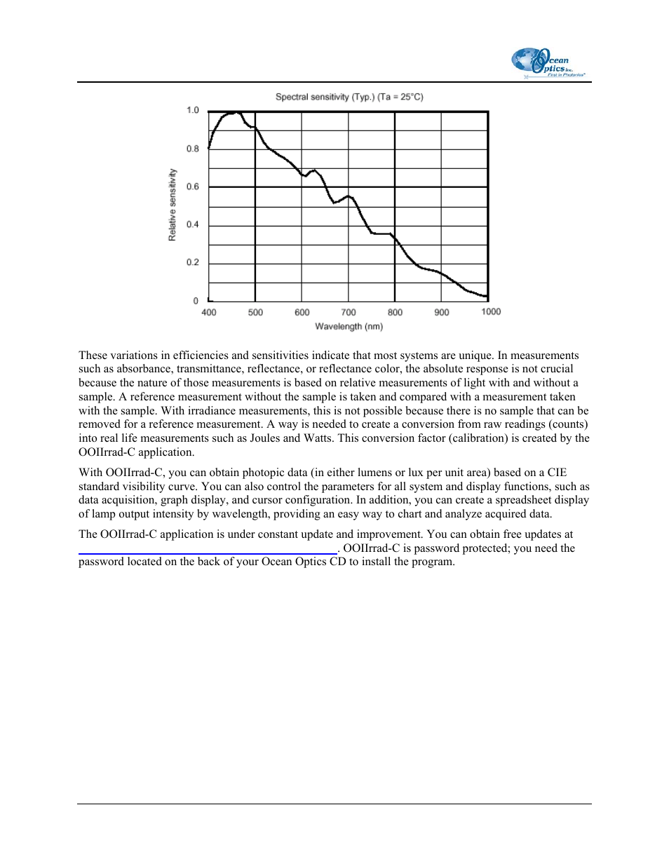 Ocean Optics OOIIrrad-C User Manual | Page 8 / 72