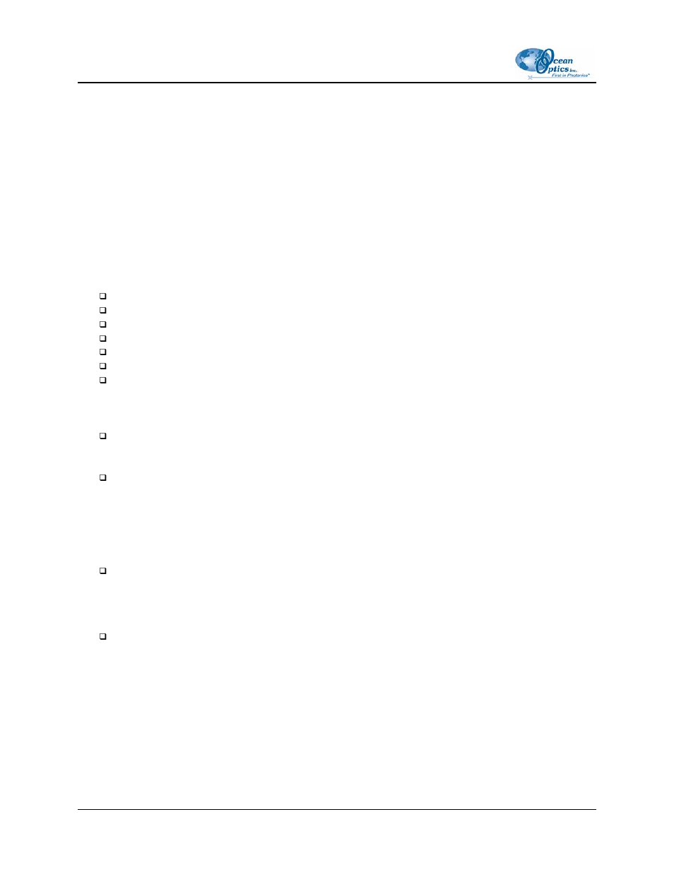 Shipment components, Standard libs system, Other required equipment | Ocean Optics LIBS2000+ User Manual | Page 14 / 62