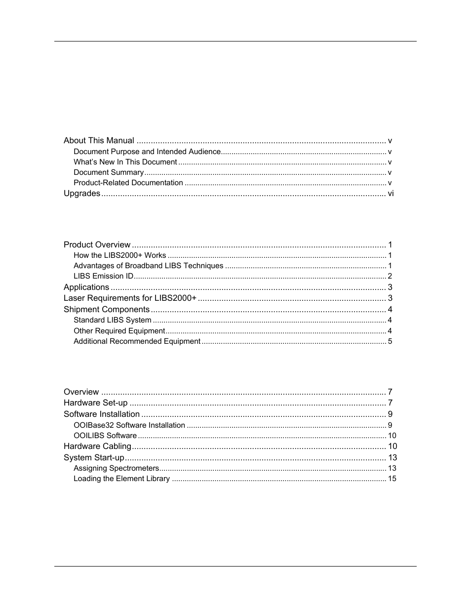 Ocean Optics LIBS2000+ User Manual | Page 5 / 62