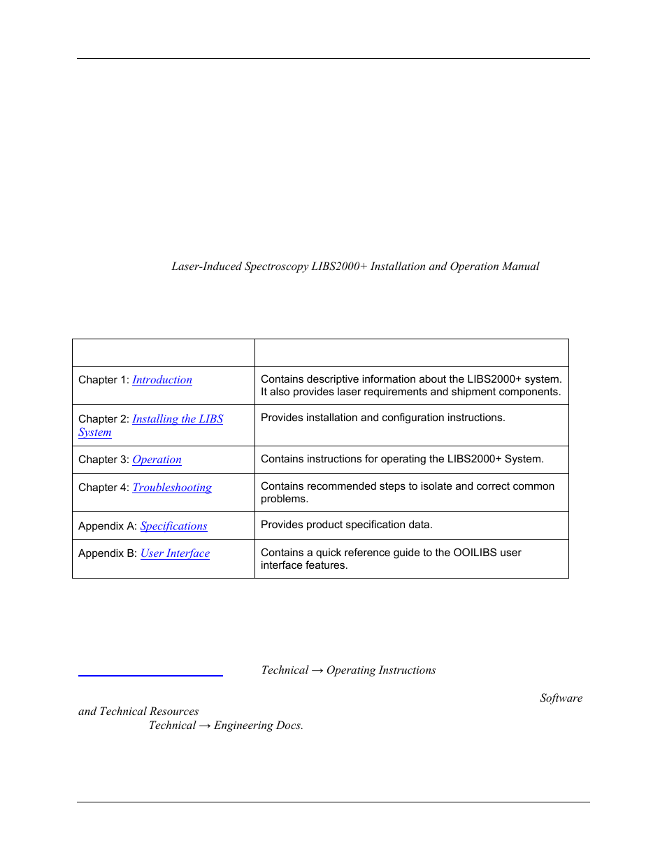 About this manual, Document purpose and intended audience, What’s new in this document | Document summary, Product-related documentation | Ocean Optics LIBS2000+ User Manual | Page 9 / 62