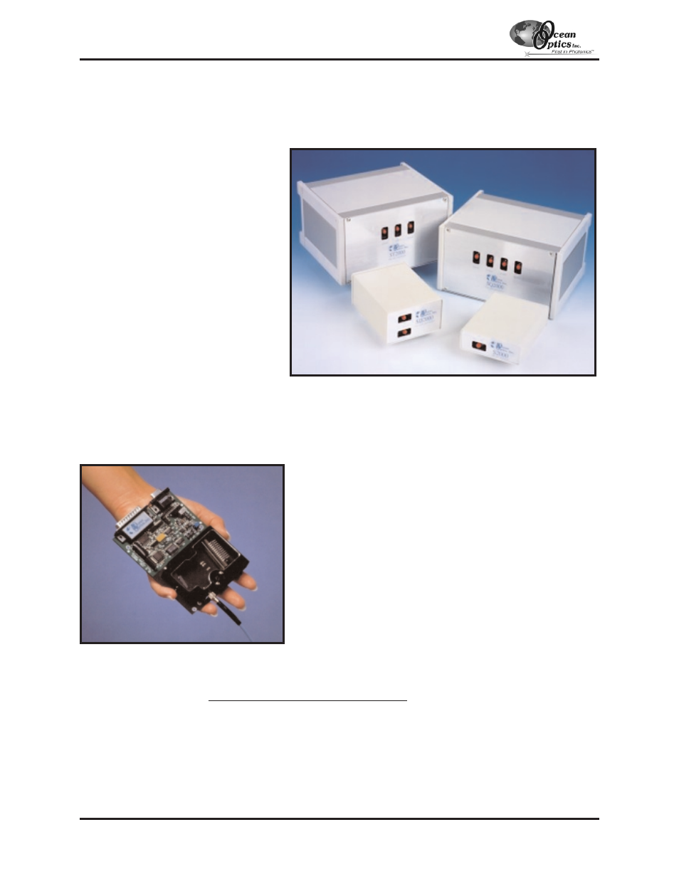 S2000 miniature fiber optic spectrometers | Ocean Optics S2000 User Manual | Page 11 / 112