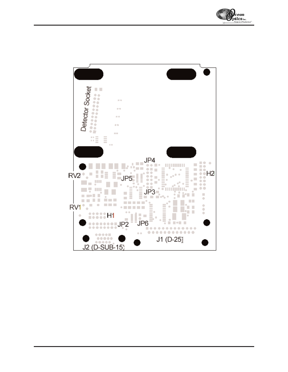 S2000 board layout | Ocean Optics S2000 User Manual | Page 13 / 112