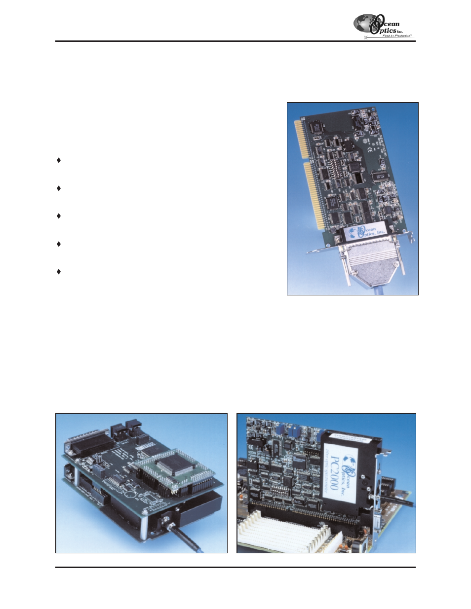 A/d converters | Ocean Optics S2000 User Manual | Page 14 / 112