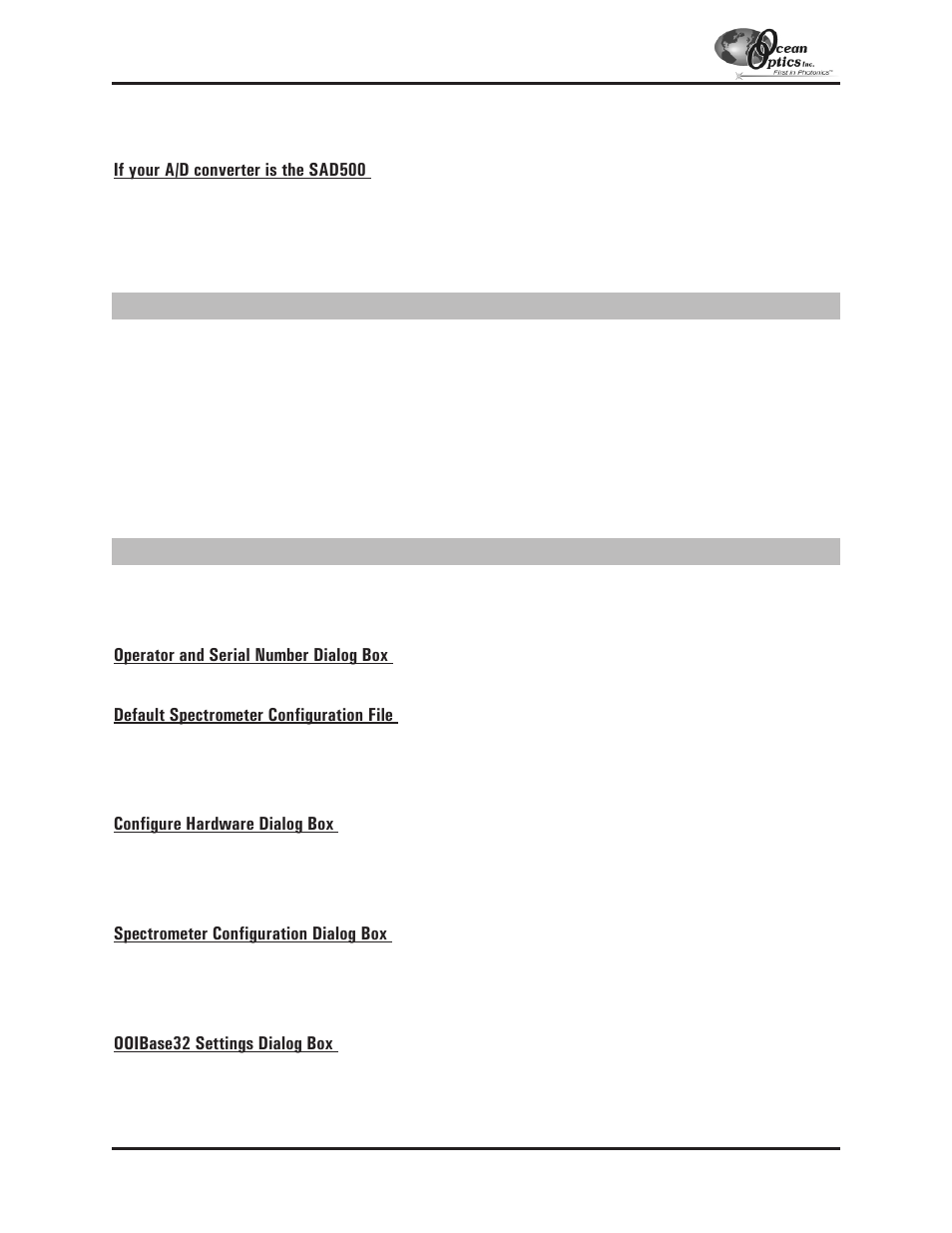 Ocean Optics S2000 User Manual | Page 9 / 112