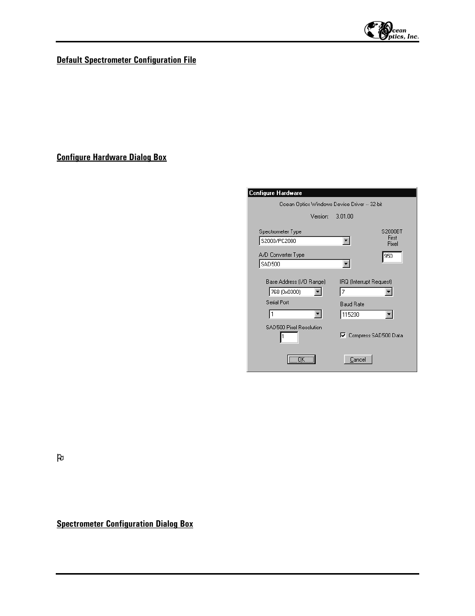 Ocean Optics SAD500 User Manual | Page 2 / 4