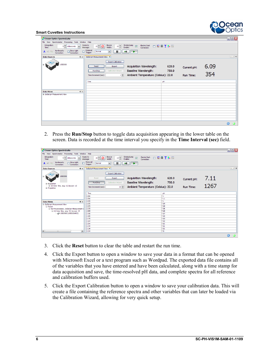 Ocean Optics Smart pH Cuvettes User Manual | Page 6 / 10