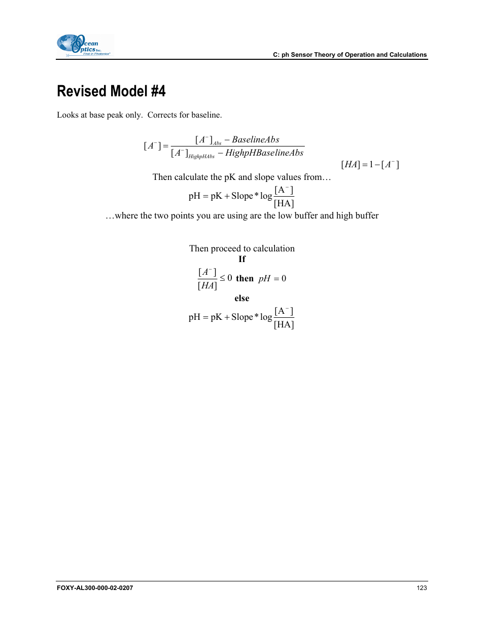 Revised model #4 | Ocean Optics OOISensors User Manual | Page 133 / 138