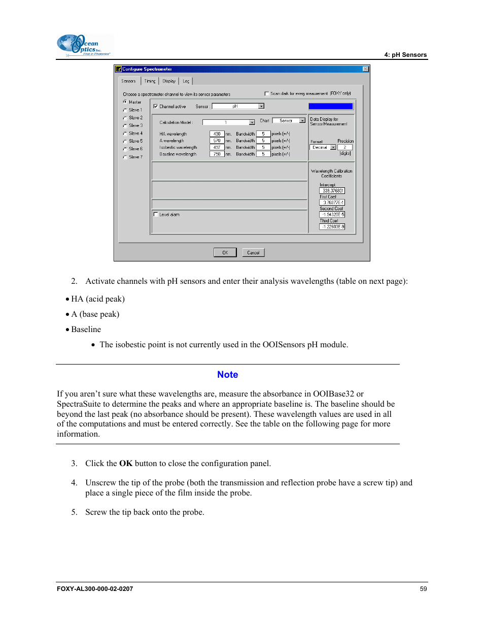 Ocean Optics OOISensors User Manual | Page 69 / 138