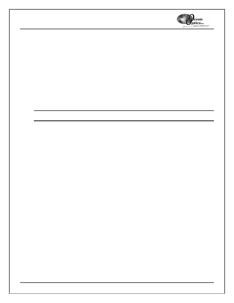 Using the lvf-h or lvf-l filters stand-alone | Ocean Optics Linear Variable Filters User Manual | Page 5 / 5