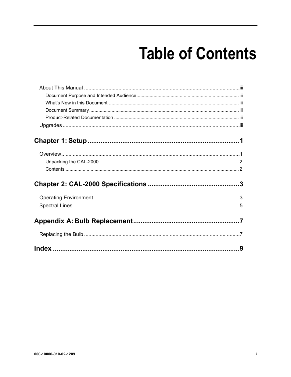 Ocean Optics CAL-2000 User Manual | Page 7 / 20