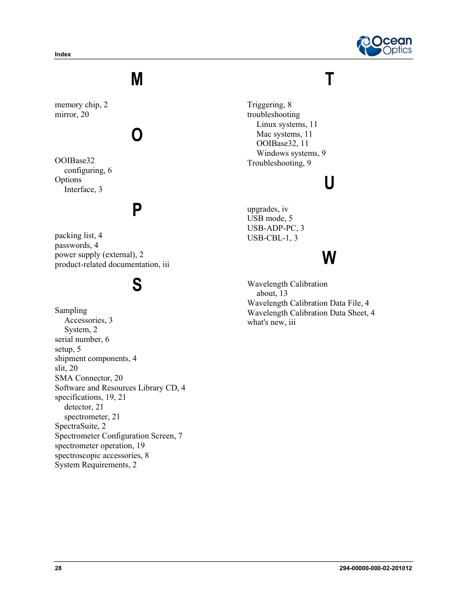 Ocean Optics HR2000+ Install User Manual | Page 34 / 34