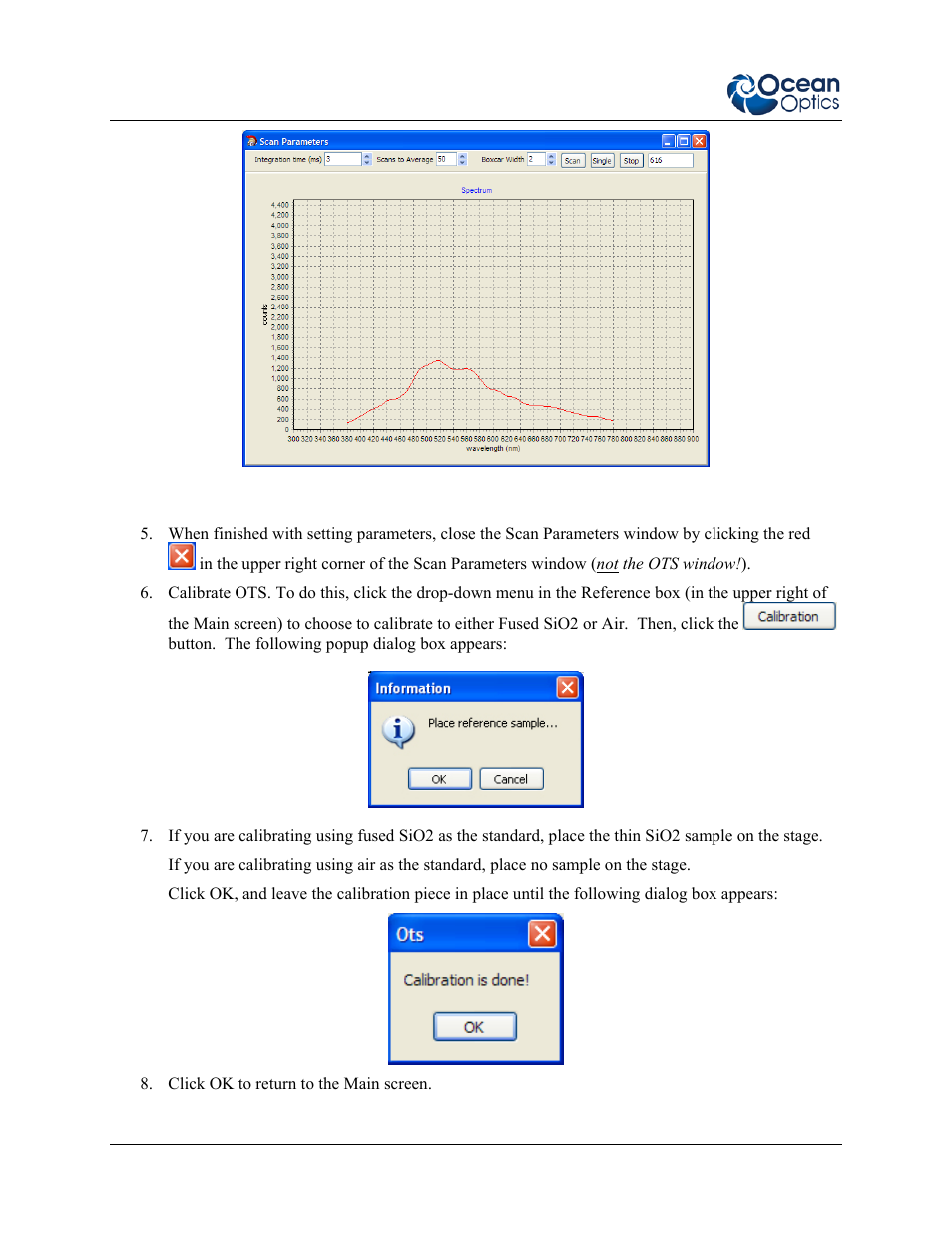 Ocean Optics OTS User Manual | Page 14 / 24