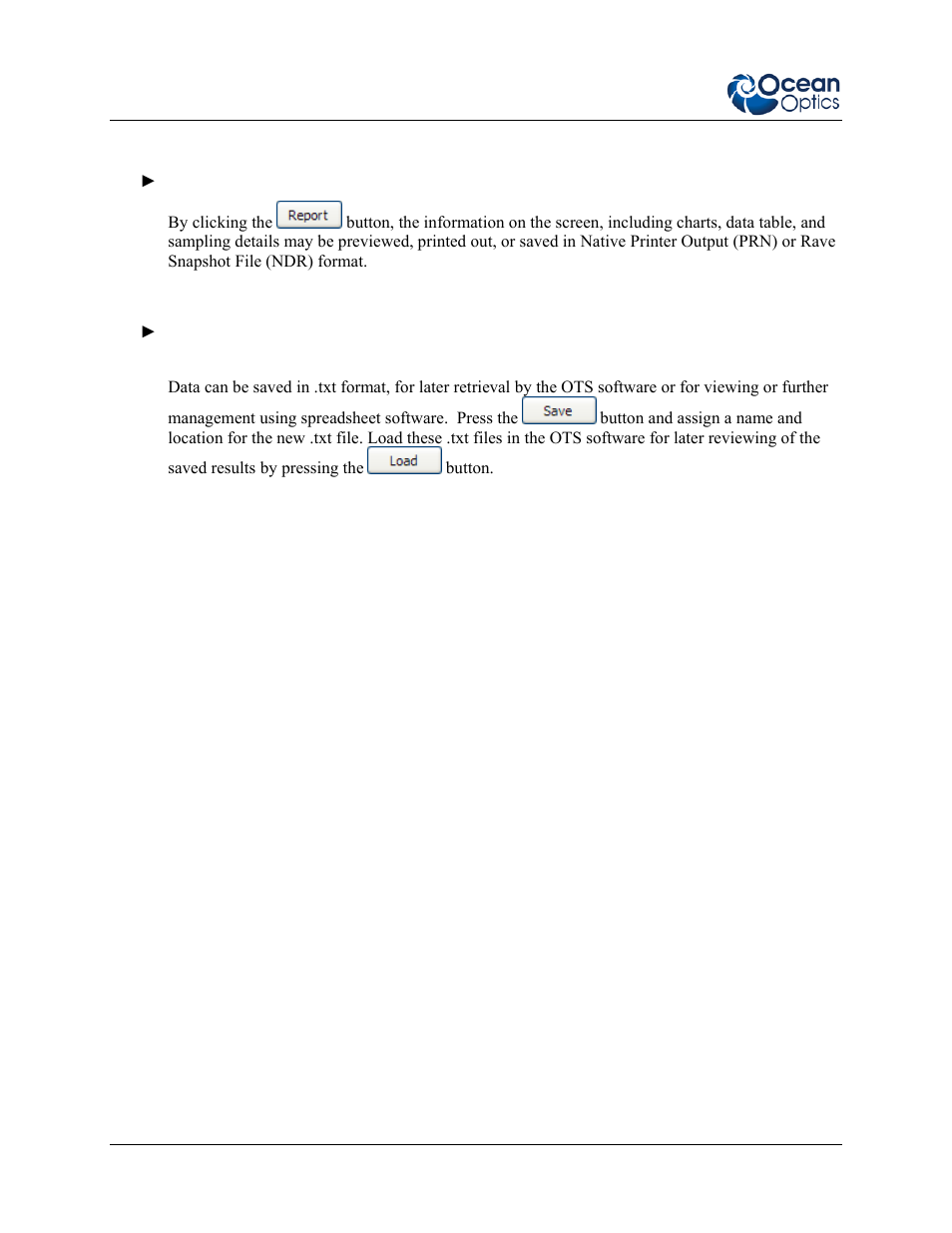 Ocean Optics OTS User Manual | Page 16 / 24