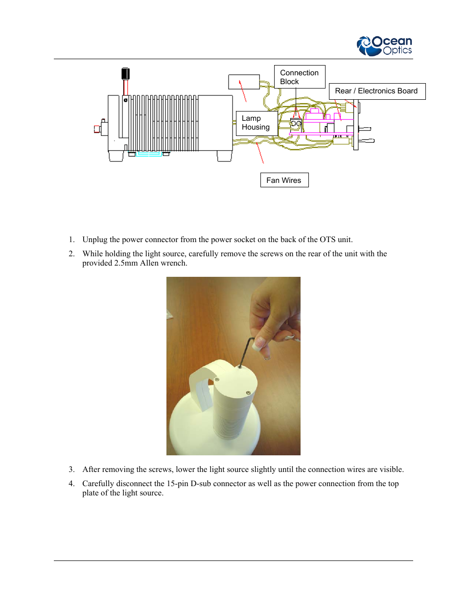 Ocean Optics OTS User Manual | Page 20 / 24