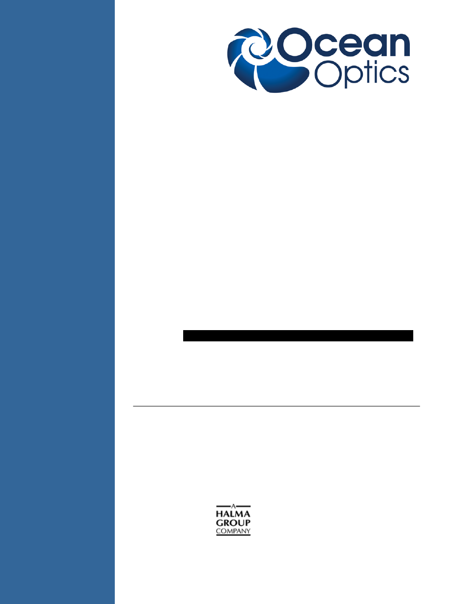 Ocean Optics HL-3 Series User Manual | 24 pages