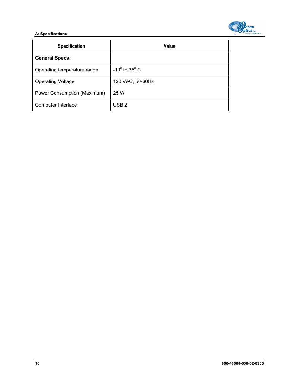 Ocean Optics MMS Raman User Manual | Page 18 / 30