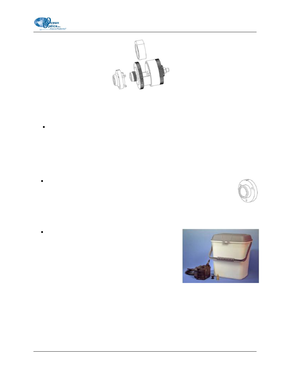 Additional accessories, Components optional equipment, Optical components | Ocean Optics CUV-TLC-50F User Manual | Page 11 / 28