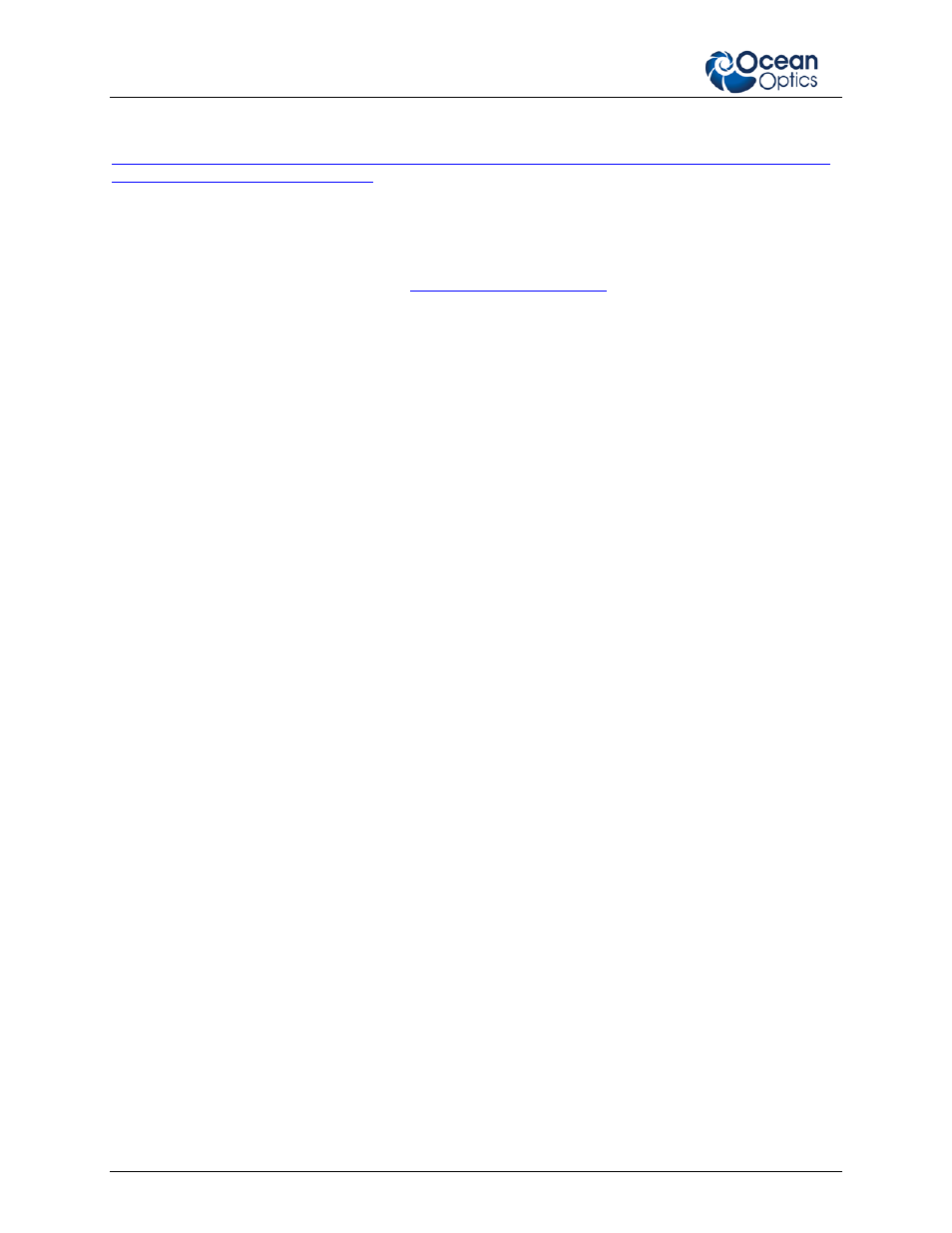 Ocean Optics WUE User Manual | Page 2 / 2
