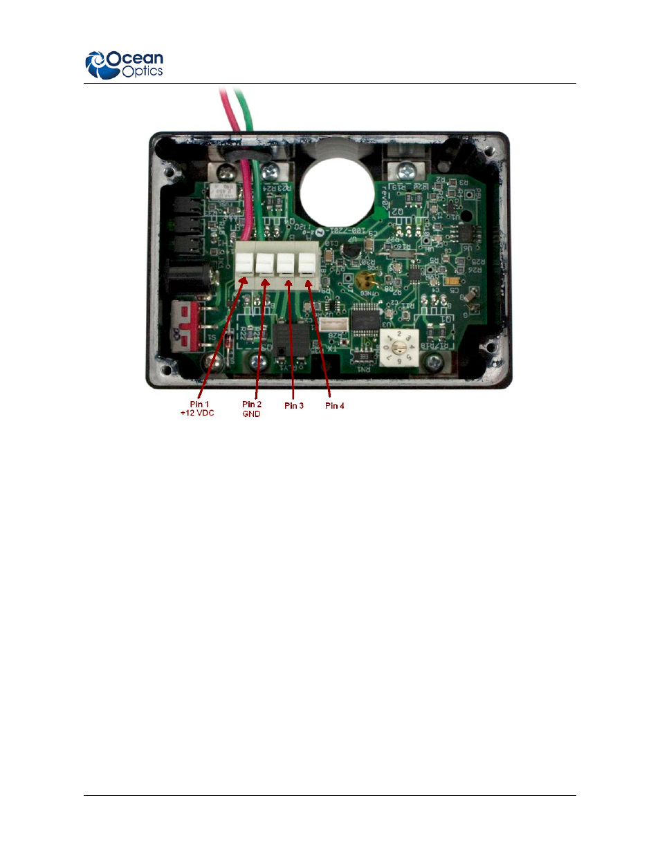 Status output relay | Ocean Optics USB-TC User Manual | Page 3 / 6