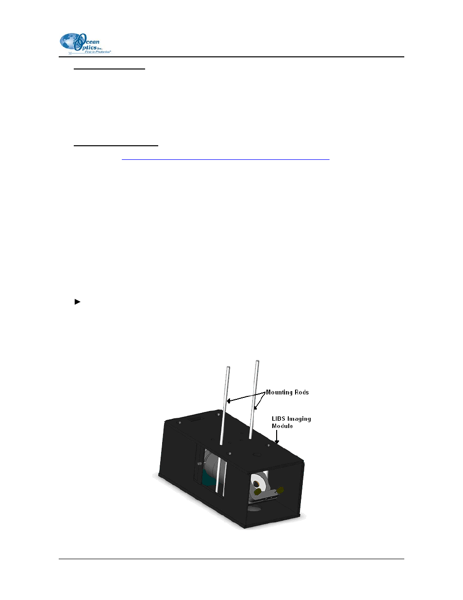 Installing from cd, Installing from web, Installing the hardware | Ocean Optics LIBS Imaging Module User Manual | Page 3 / 6