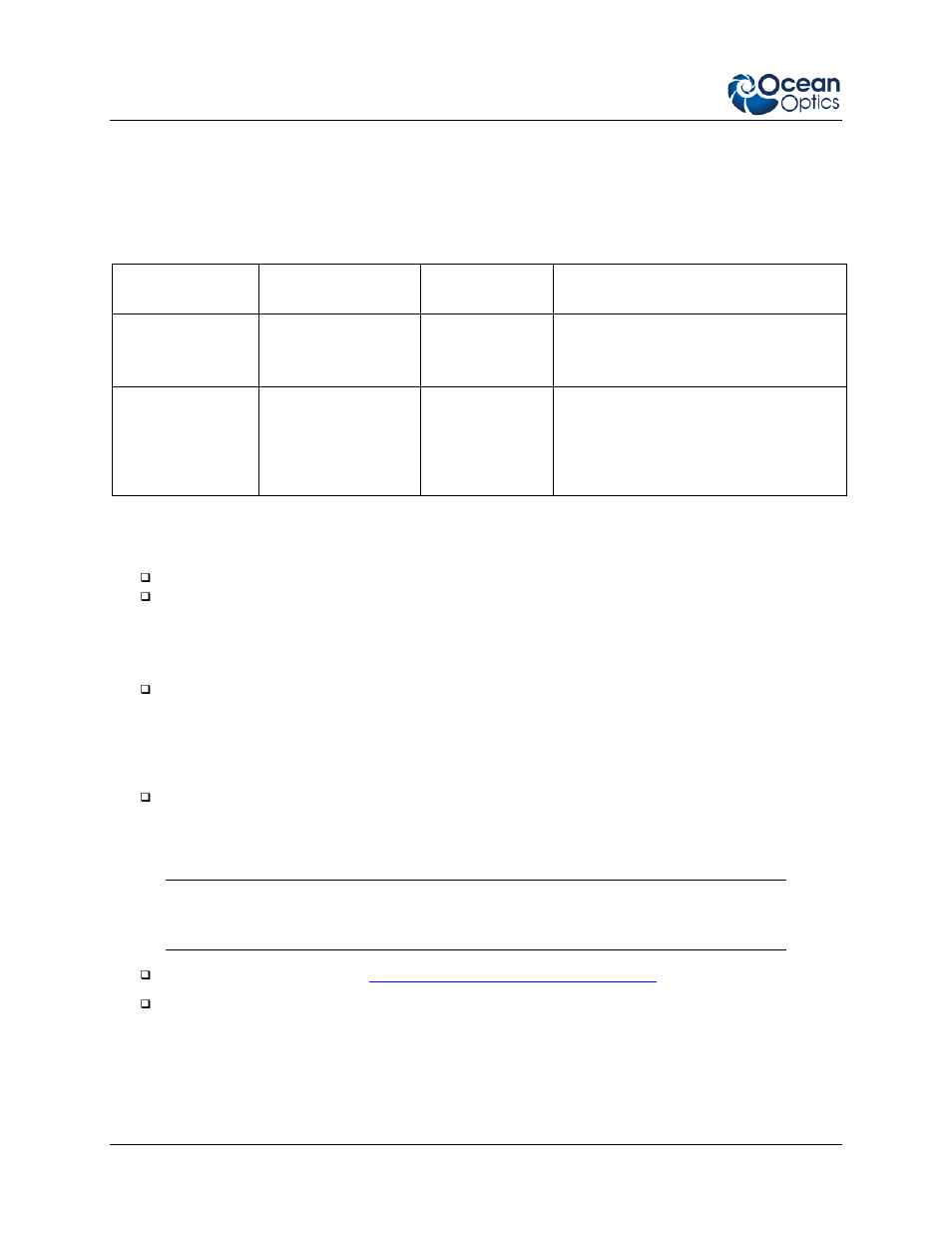 Interface options, Items included with shipment | Ocean Optics Nirquest Install User Manual | Page 12 / 52