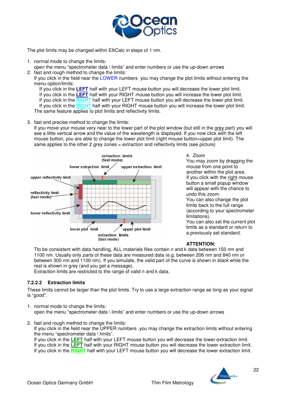 Ocean Optics ElliCalc User Manual | Page 23 / 59