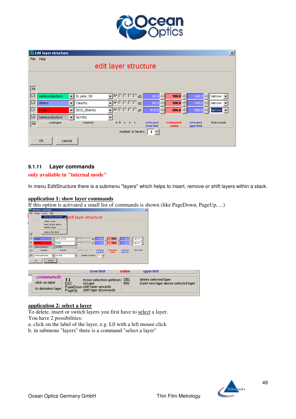 Ocean Optics ElliCalc User Manual | Page 50 / 59