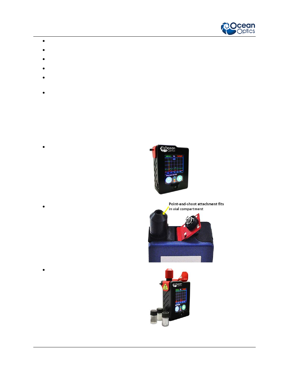 Models | Ocean Optics IDRaman mini Install User Manual | Page 12 / 42