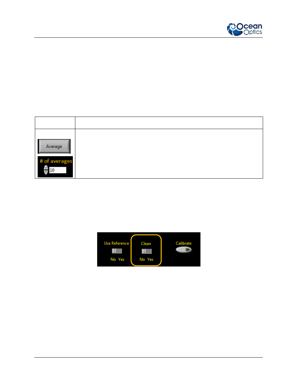 Acquiring an average, Peak cleantm, Peak clean | Ocean Optics IDRaman mini Install User Manual | Page 26 / 42
