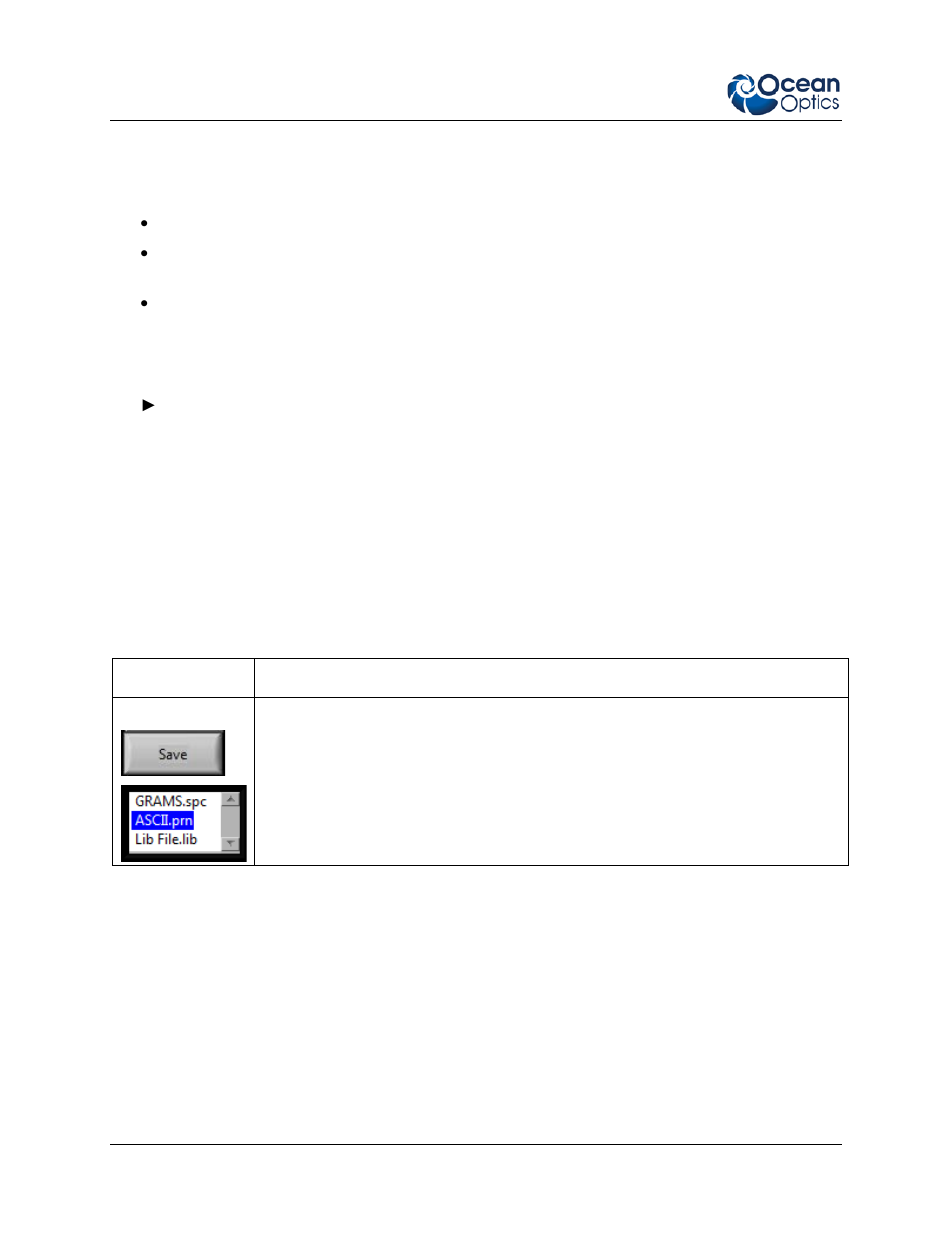 Saving spectra | Ocean Optics IDRaman mini Install User Manual | Page 28 / 42