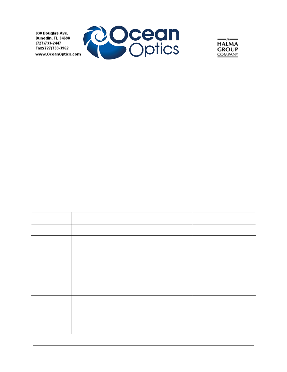 Ocean Optics External Triggering Options User Manual | 14 pages