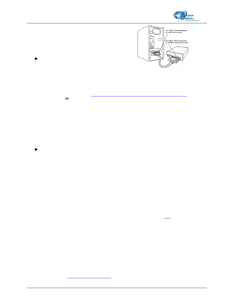 Start-up, For more information, Installing ooibase32 software | Ocean Optics S2000 with ADC2000-PCI+ User Manual | Page 2 / 2