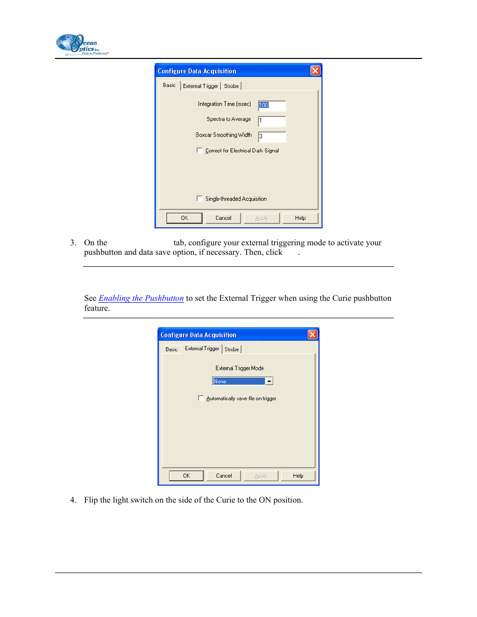 Ocean Optics Curie UV-VIS Emission User Manual | Page 23 / 60