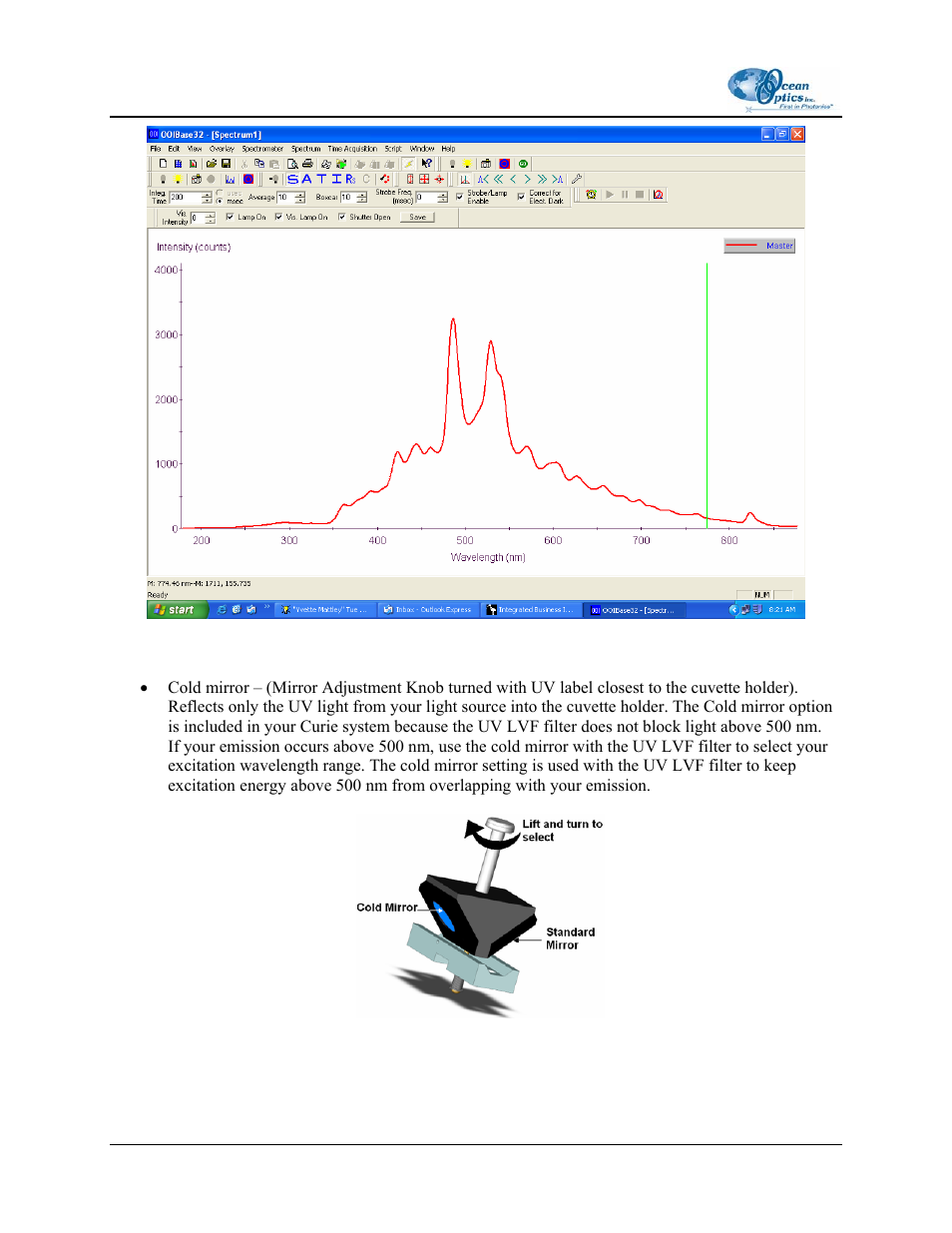 Ocean Optics Curie UV-VIS Emission User Manual | Page 30 / 60