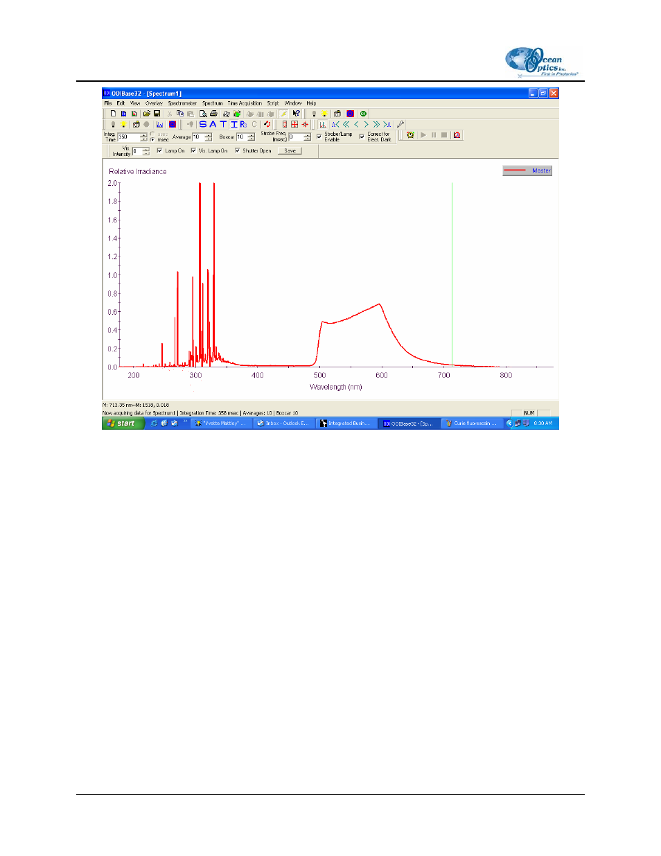 Ocean Optics Curie UV-VIS Emission User Manual | Page 36 / 60